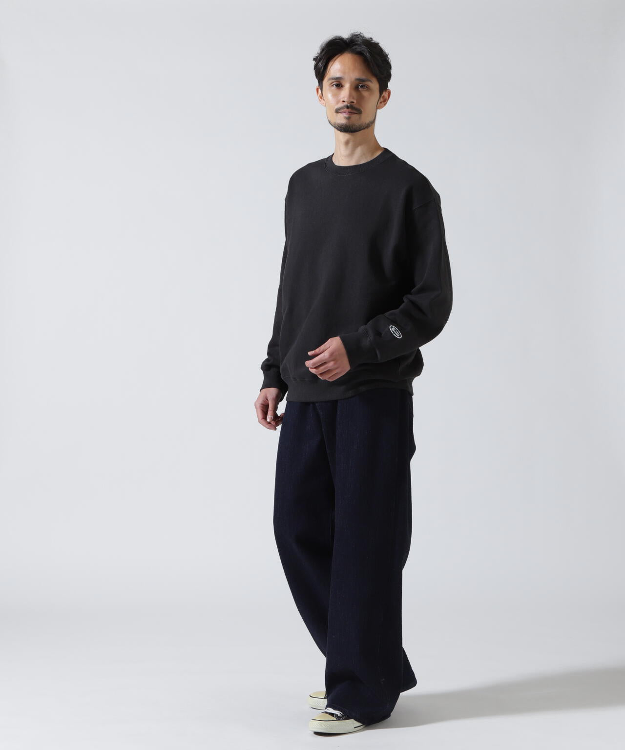 Height 178  Chest 92  Waist 76  hips 95  Shoes 27.0 着用サイズ：L
