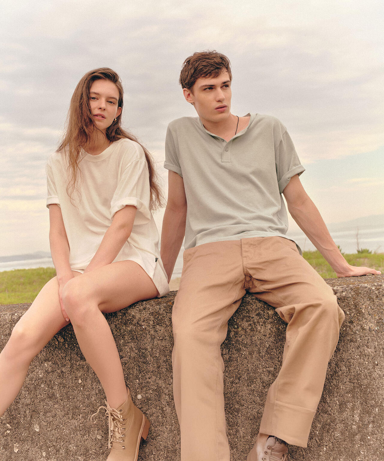 HEMP＠by manastash/HEMP DAYS S/S TEE HENLEY