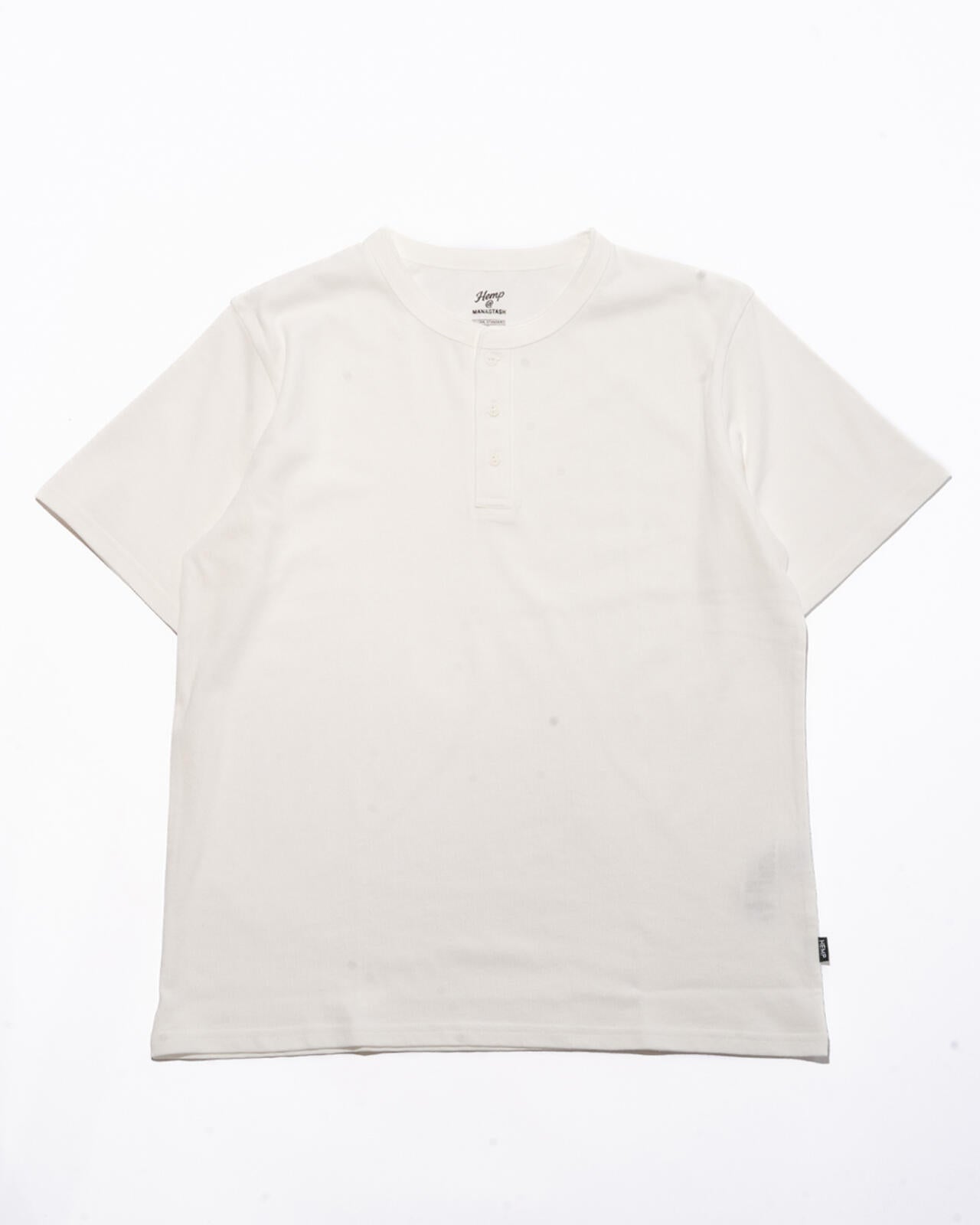 HEMP＠by manastash/HEMP DAYS S/S TEE HENLEY