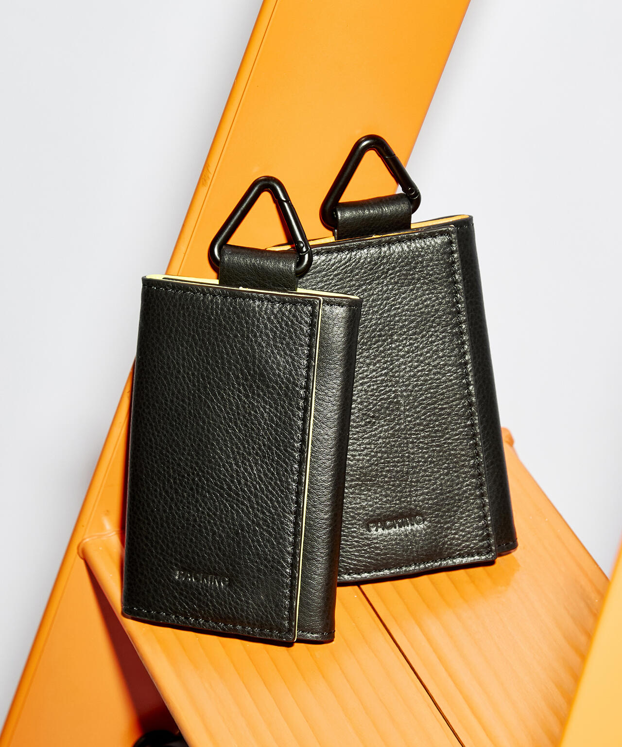 PACKING/パッキング/NEW LEATHER WALLET ORANGE