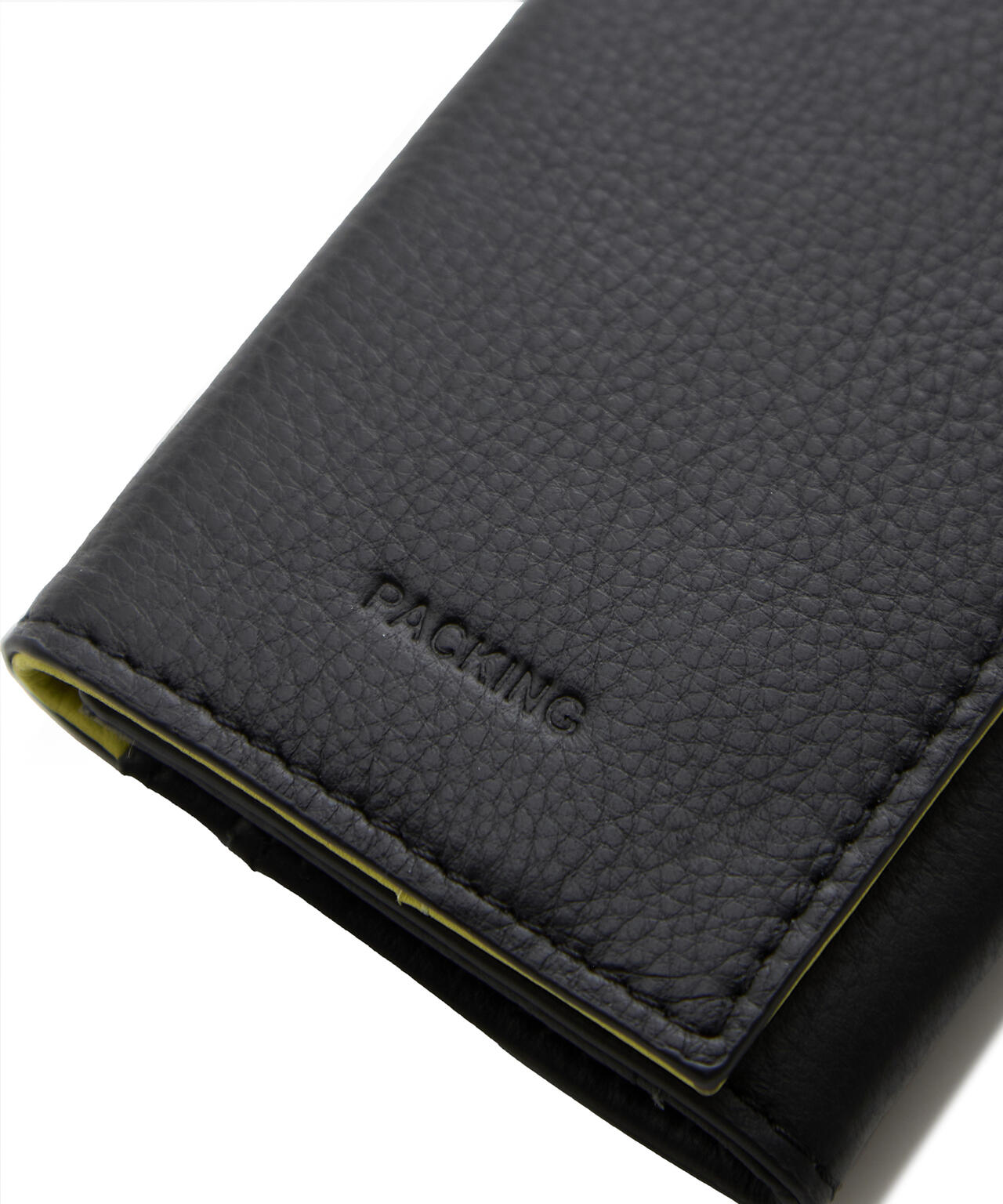 PACKING/パッキング/NEW LEATHER WALLET YELLOW