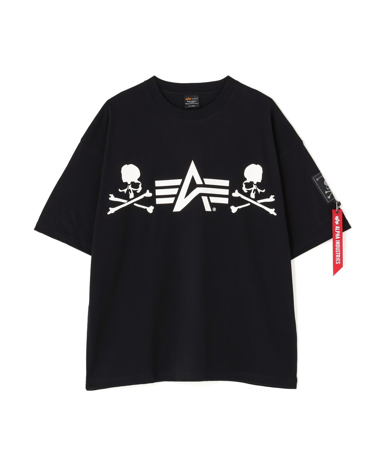 Alpha Industries × MASTERMIND WORLD　Graphic T-Shirt