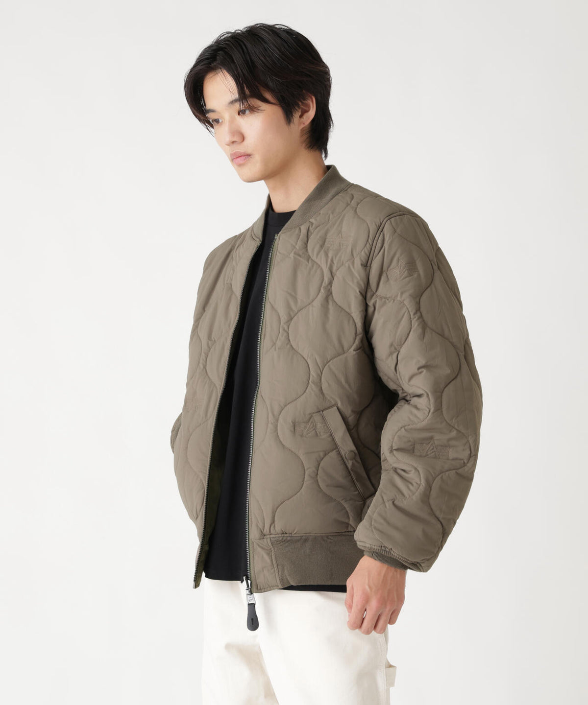 REVERSIBLE ONION QUILTED MA-1 FLIGHT JACKET / リバーシブル オニオン キルト エムエーワン ジ