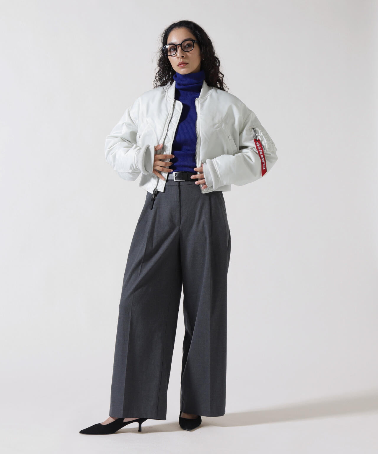 WOMENS MA-1 CROPPED FLIGHT JACKET
