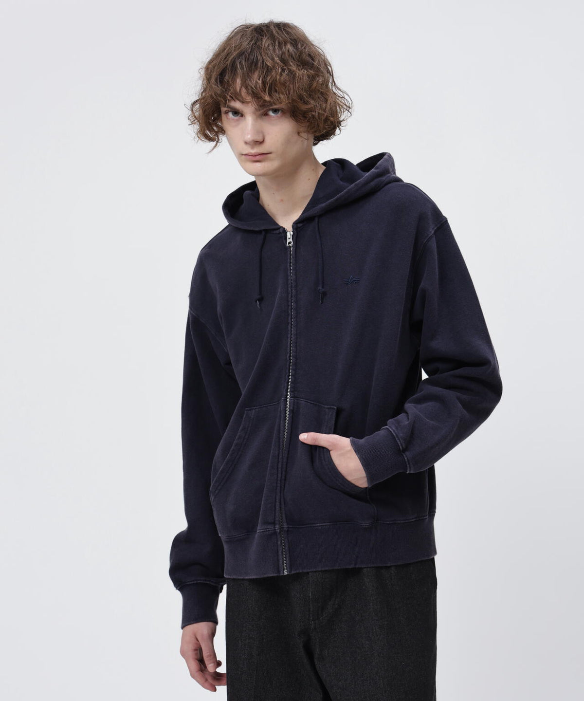 SNOW WASH ZIP HOODIE / スノーウォッシュ ジップ フードパーカ