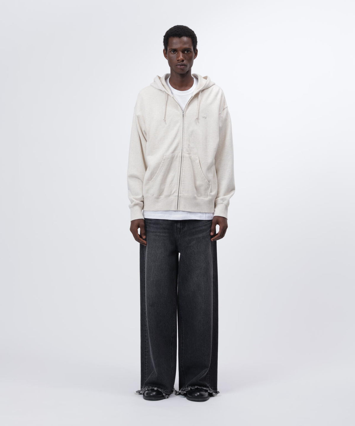 SNOW WASH ZIP HOODIE / スノーウォッシュ ジップ フードパーカ