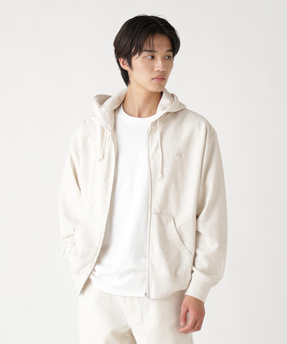 SNOW WASH ZIP HOODIE / スノーウォッシュ ジップ フードパーカ