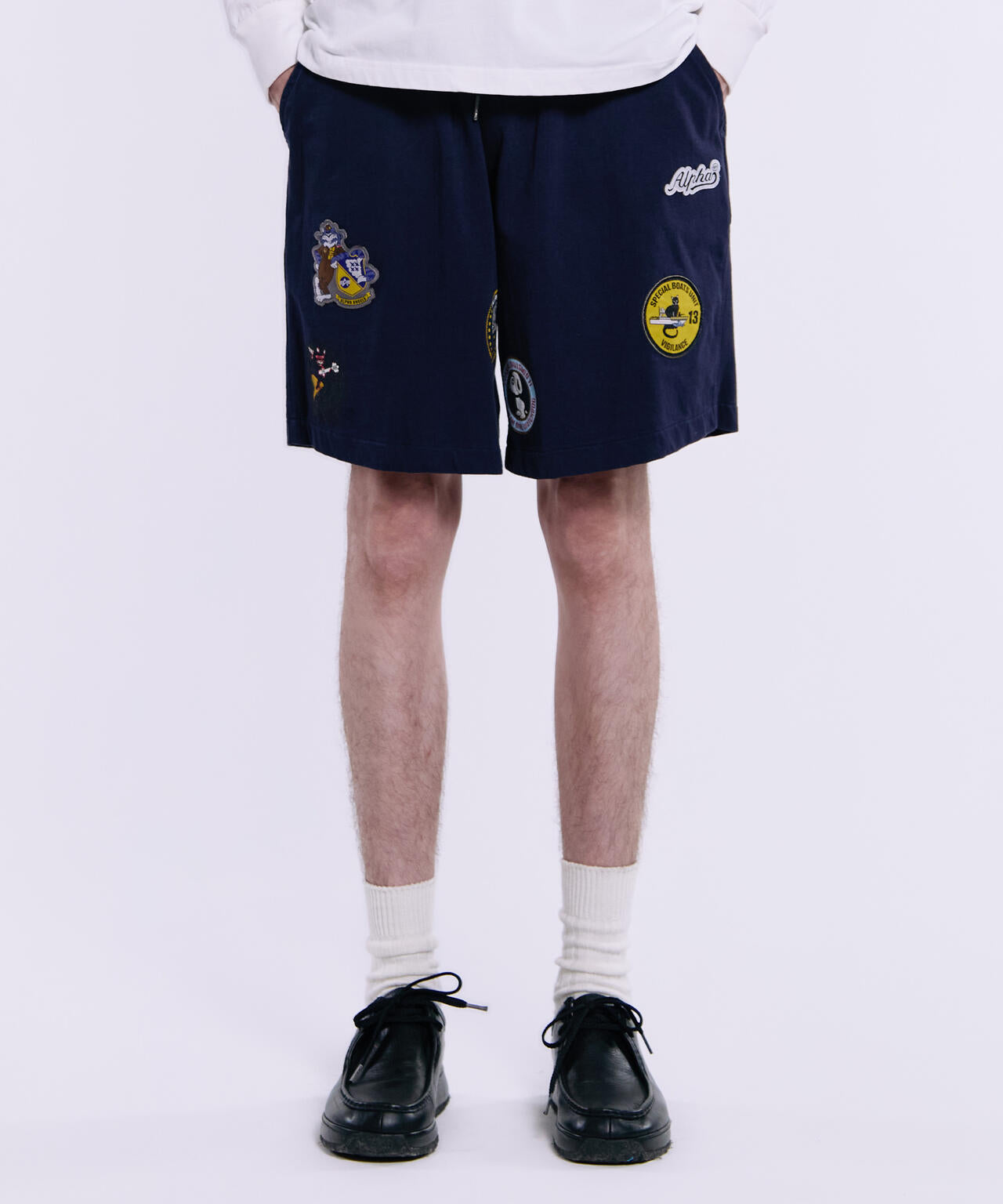 PATCHED JERSEY SHORT