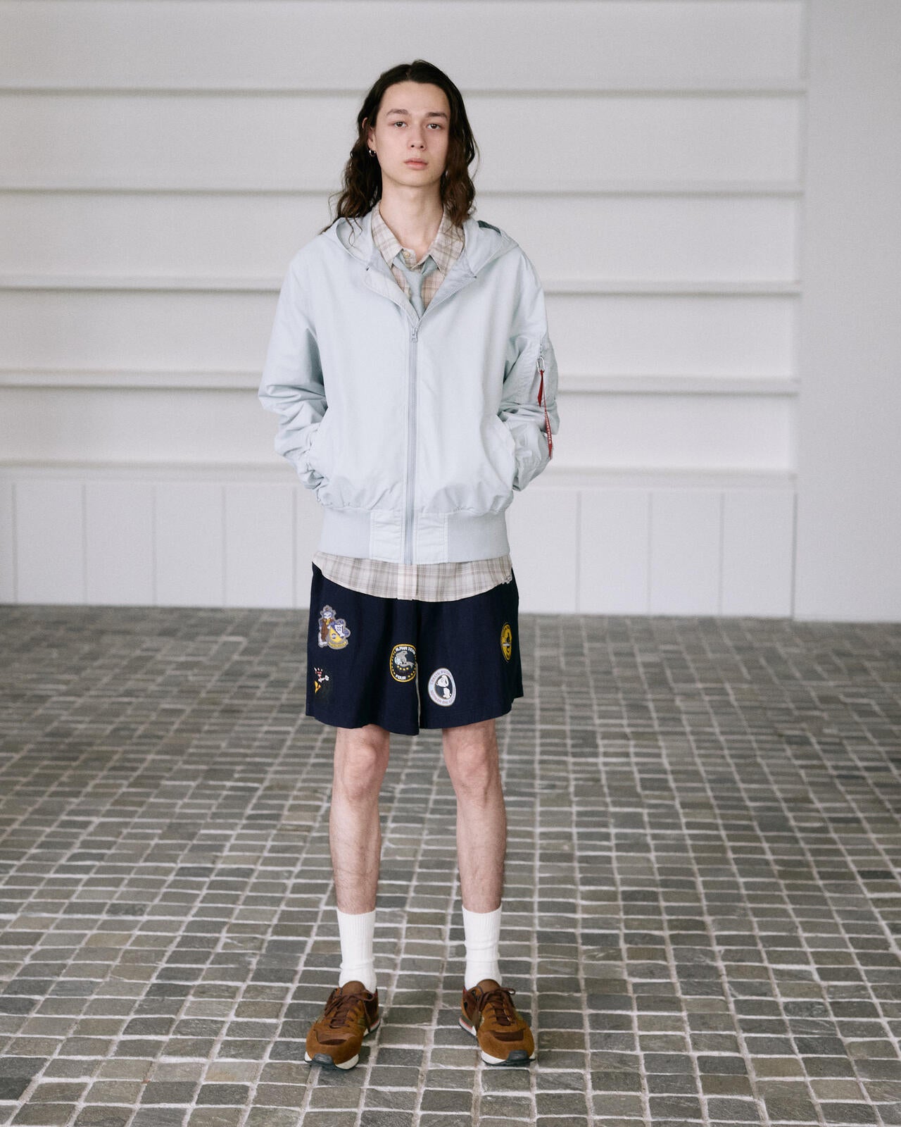 PATCHED JERSEY SHORT
