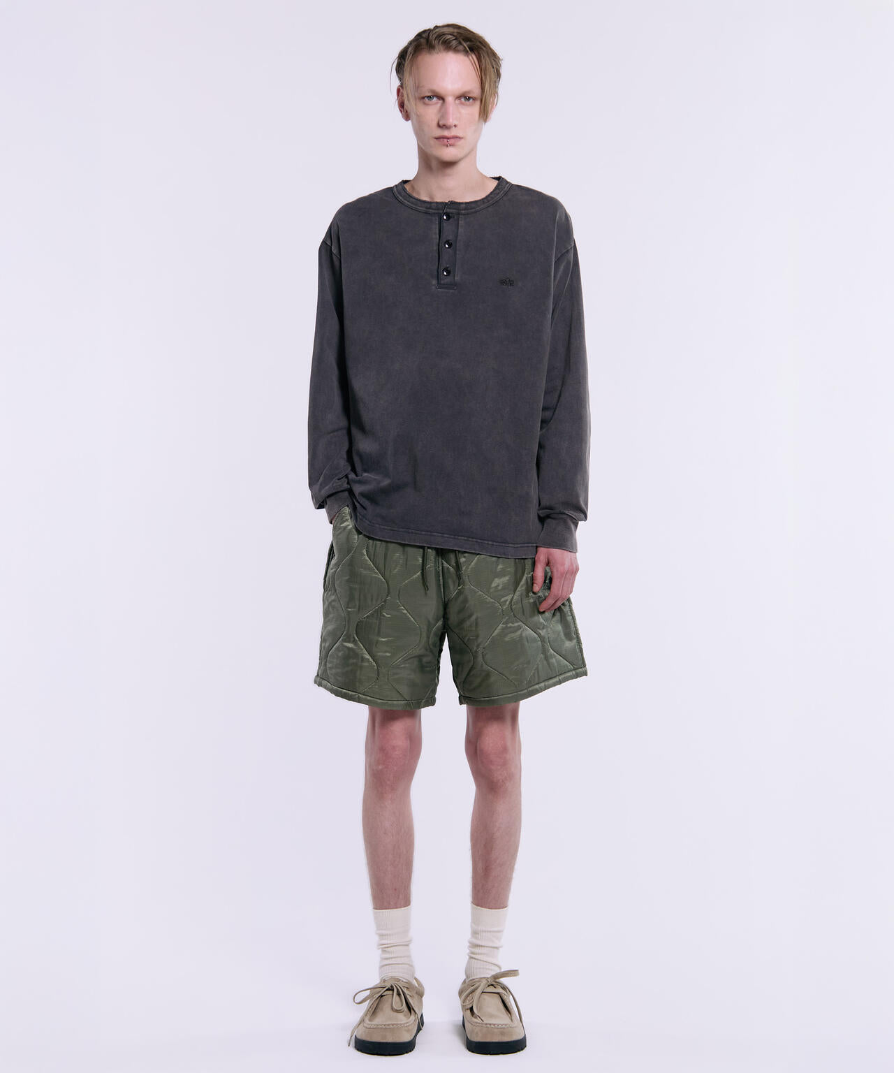 RELAXED QUILTED SHORT