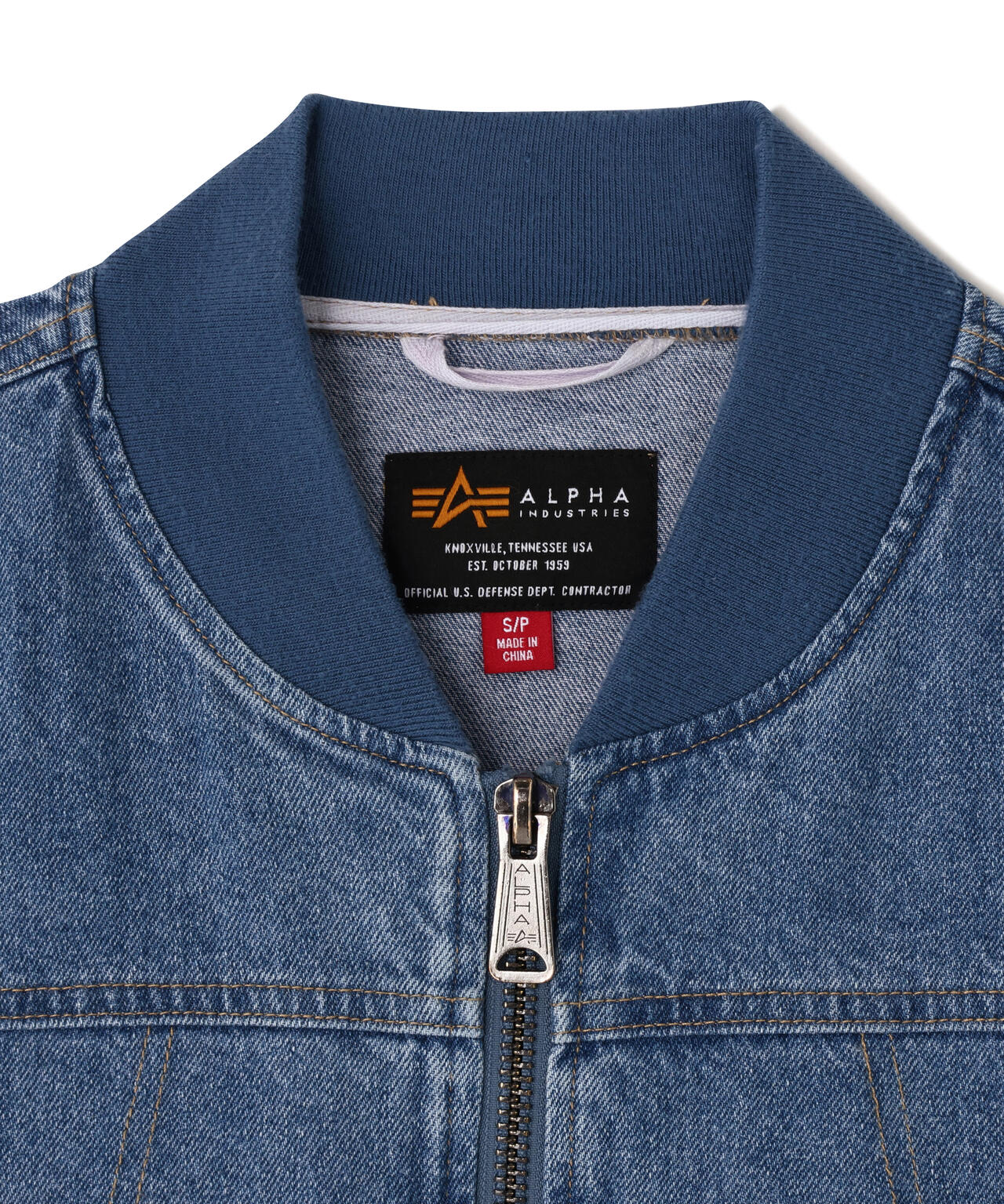 WOMENS DENIM RELAXED FLIGHT JACKET