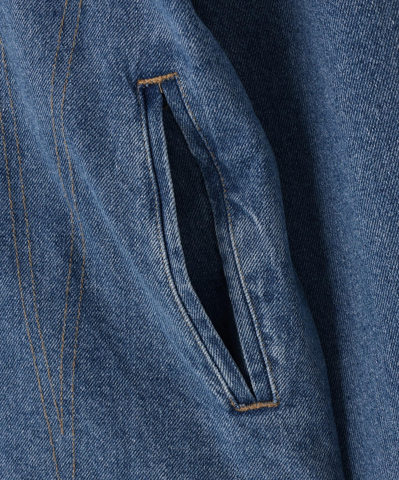 WOMENS DENIM RELAXED FLIGHT JACKET