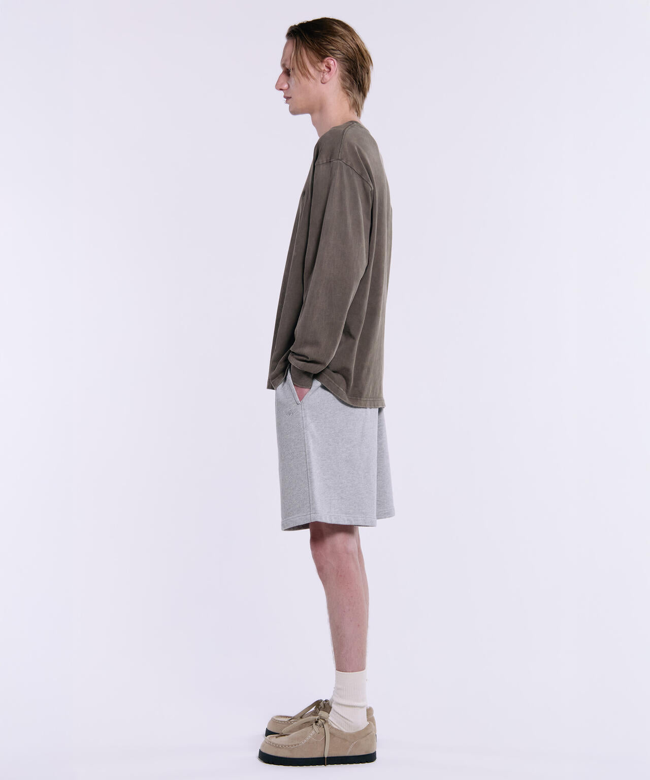 SNOW WASH SWEAT SHORTS