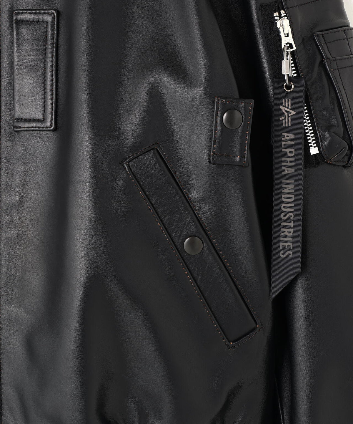 LEATHER MA‐1 FLIGHT JACKET / |レザー エムエーワン フライト ジャケット