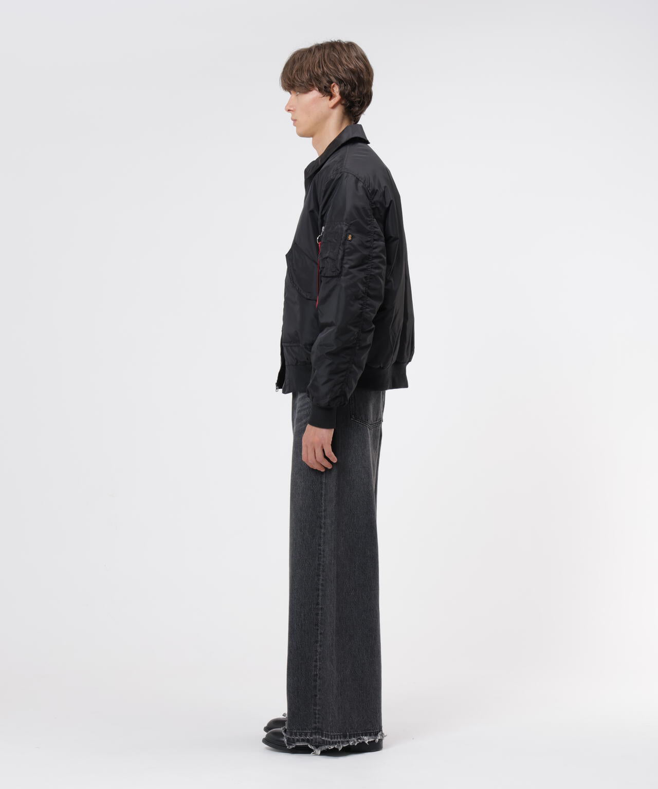 187cm C:80 W:70 H:91 着用サイズ：L